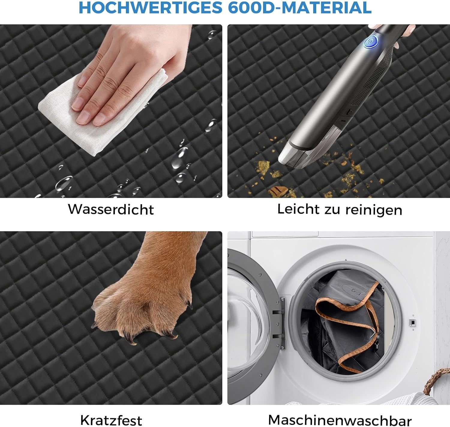 Waterdichte Hondendeken Achterbank - 27% Korting!