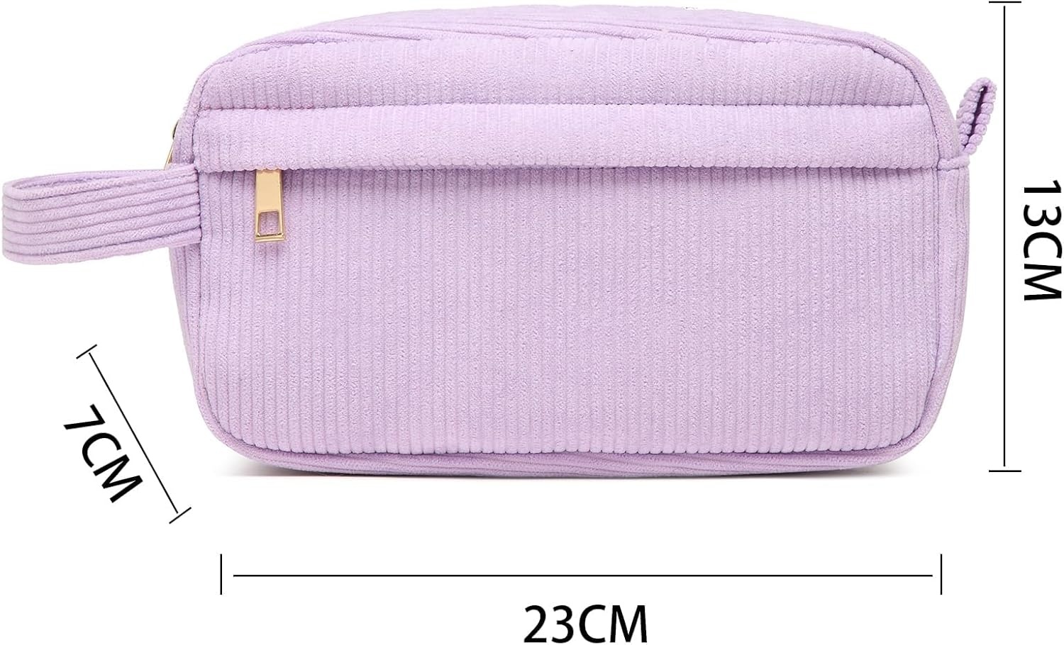 Paarse Corduroy Make-uptas - Nu met 21% Korting!