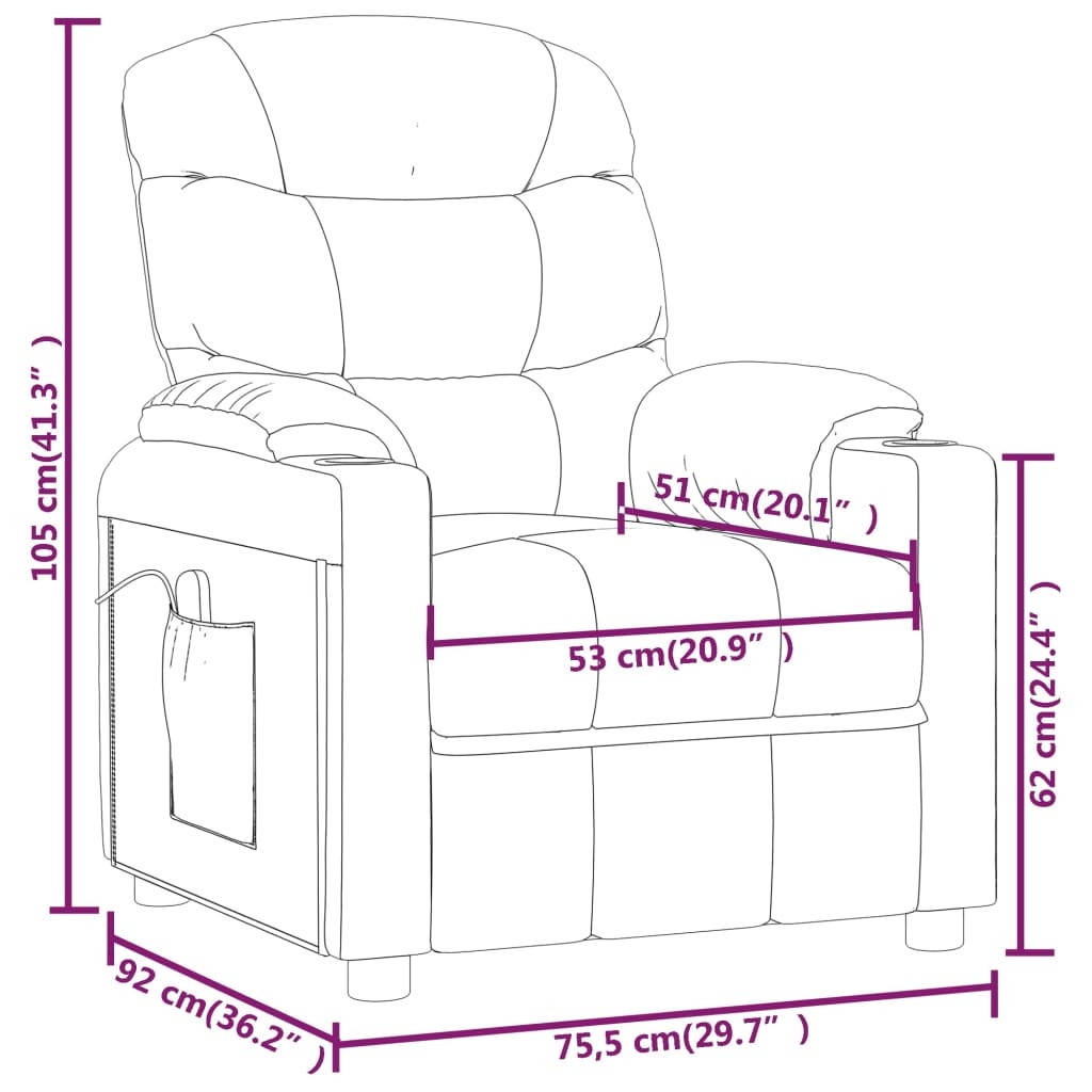 vidaXL Massagestoel Stof Zwart - 47% Korting!