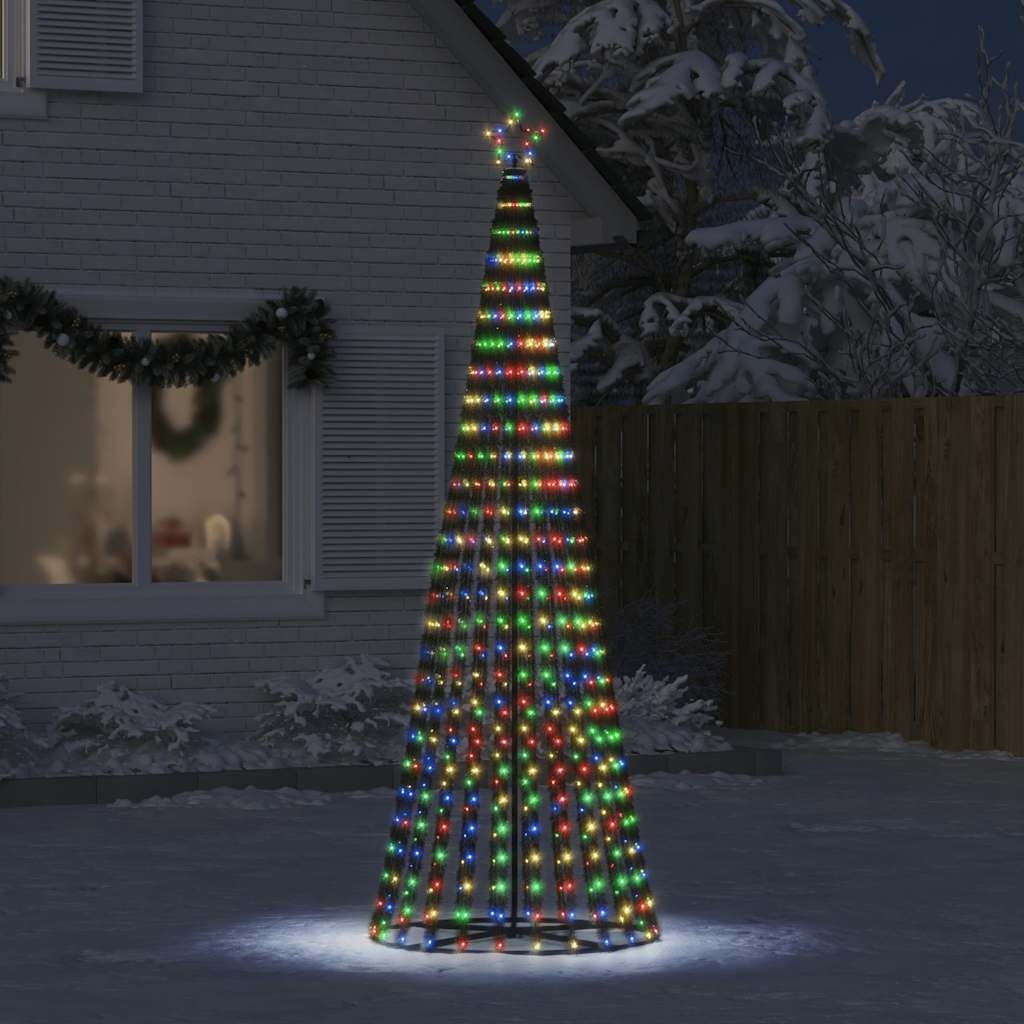 vidaXL LED-kerstboom 475 LEDs Kleurrijk 247 cm - 66% Korting!