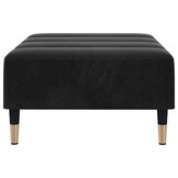 VidaXL Voetenbank Fluweel Zwart - 61% Korting