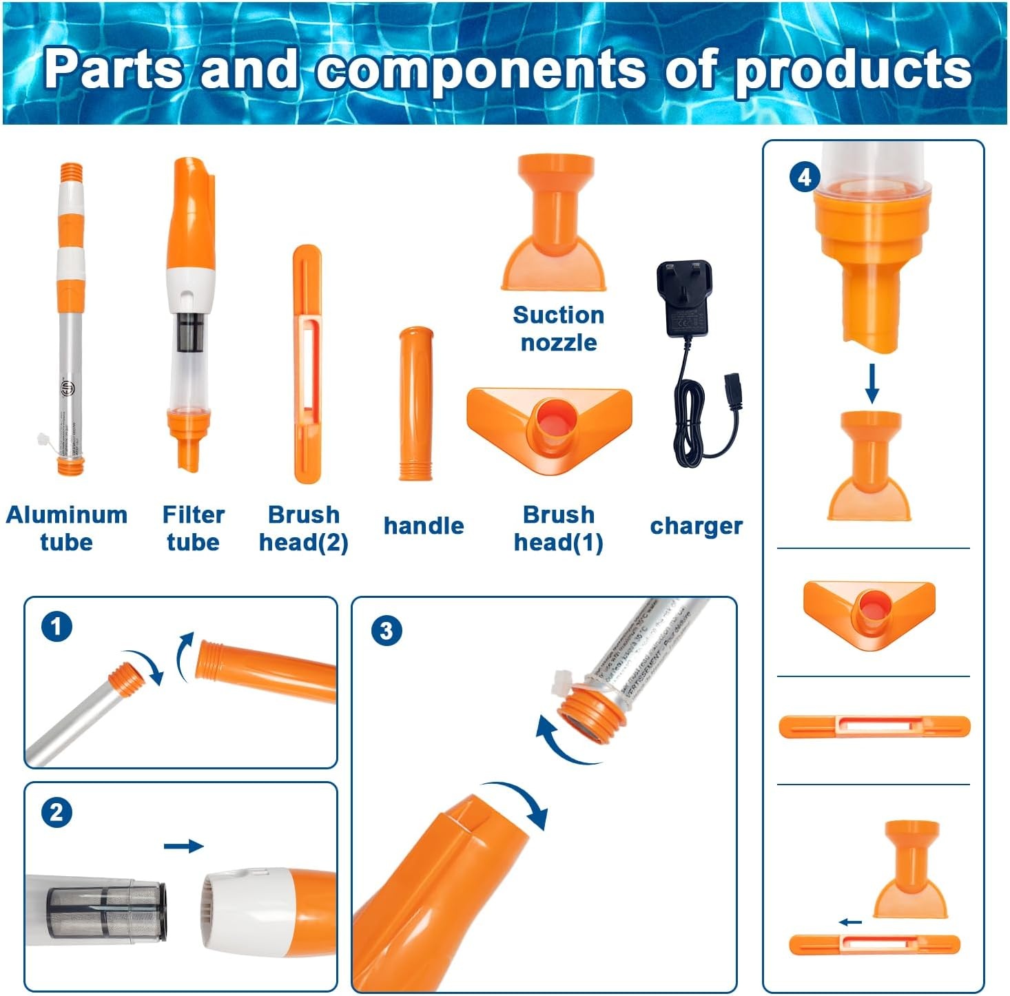 Zwembadzuiger 40% Korting - Draadloos & Compact