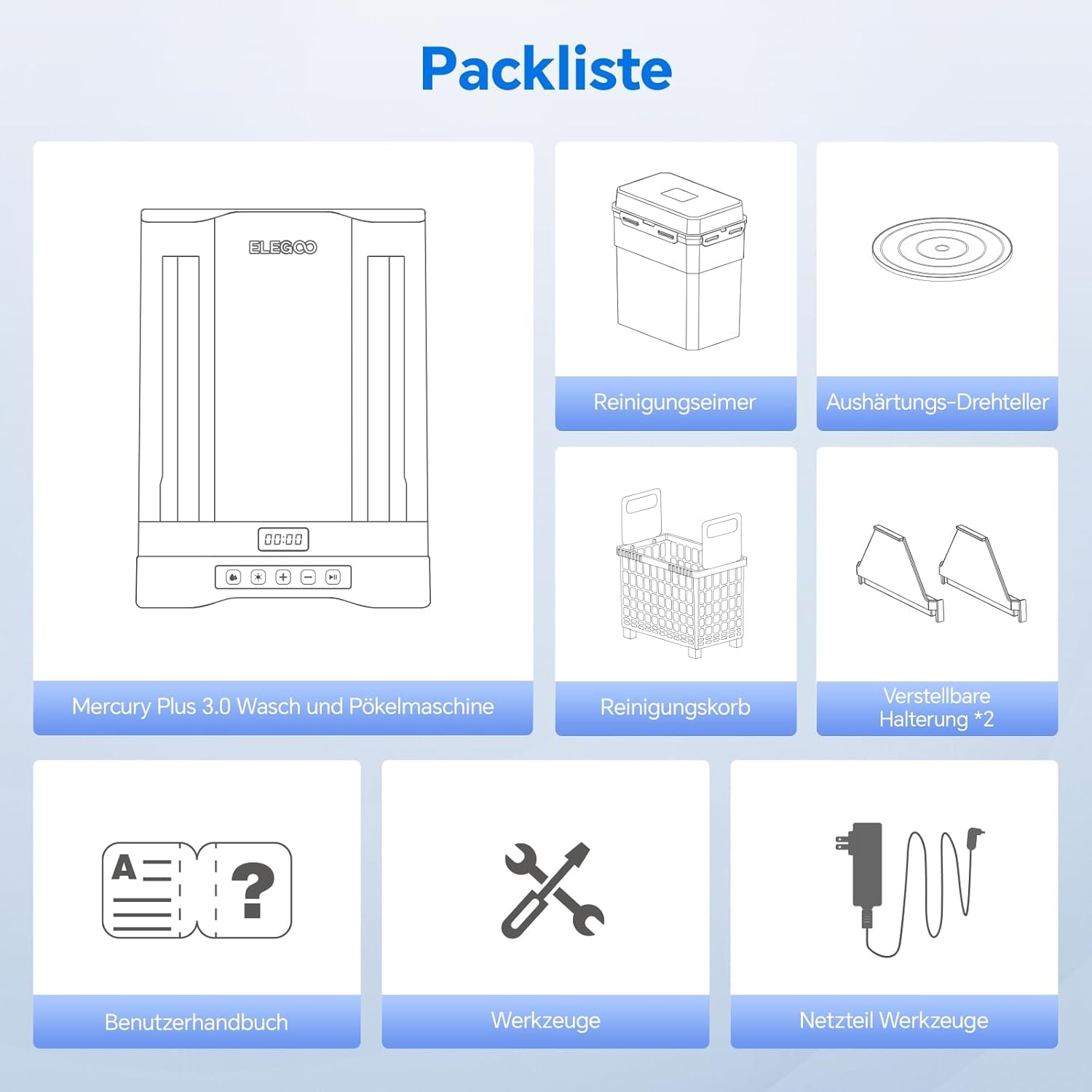 ELEGOO Mercury Plus 3.0 Was- & Uithardingsstation - 14% Korting!