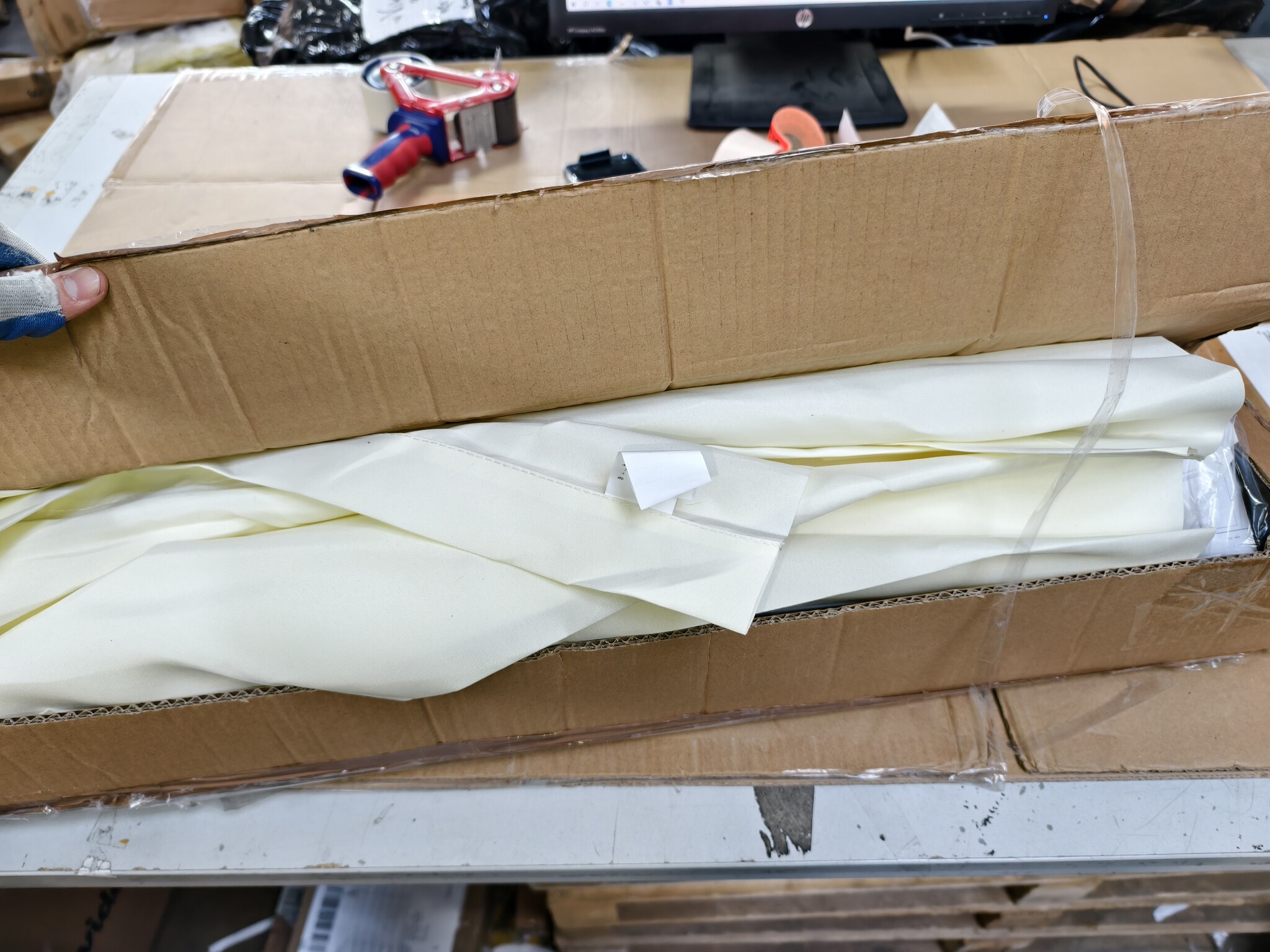 vidaXL Buitenrolgordijn Crème 150x270 cm - 62% Korting