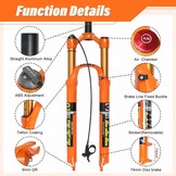 ZTZ Mountainbike Voorvork 26-29" Luchtdruk - 58% Korting