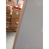 Magnetisch Whiteboard met Grenenhouten Frame - 100x55 cm - 67% Korting!
