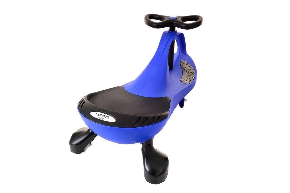 Blauwe Wiebelauto met LED Wielen - 57% Korting!