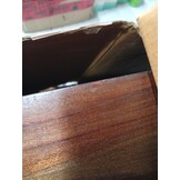 Retourtje Salontafel Massief Acaciahout - 80x80x30cm (70% Korting)