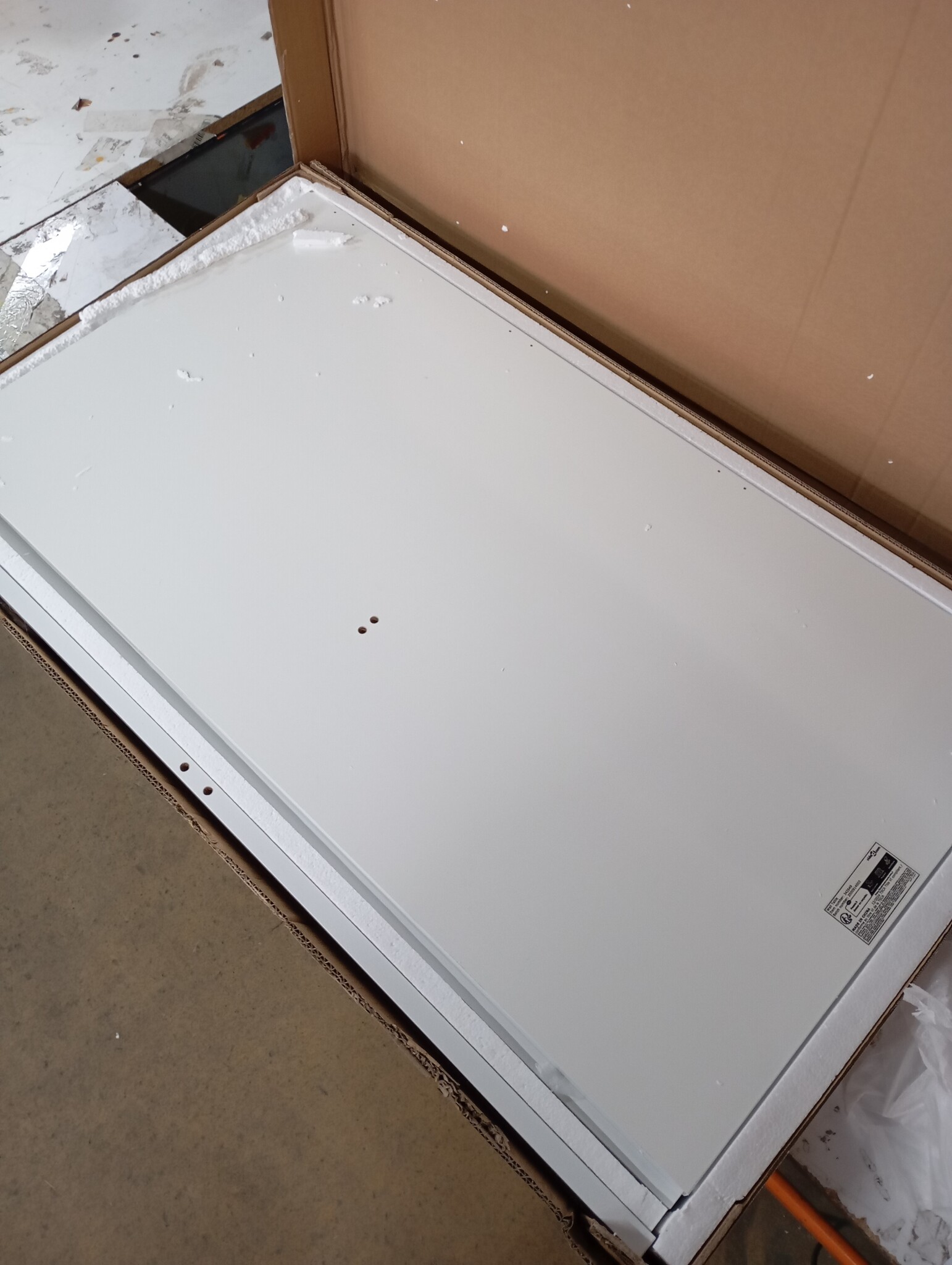 vidaXL Opvouwbare Wandtafel Hoogglans Wit - 52% Korting