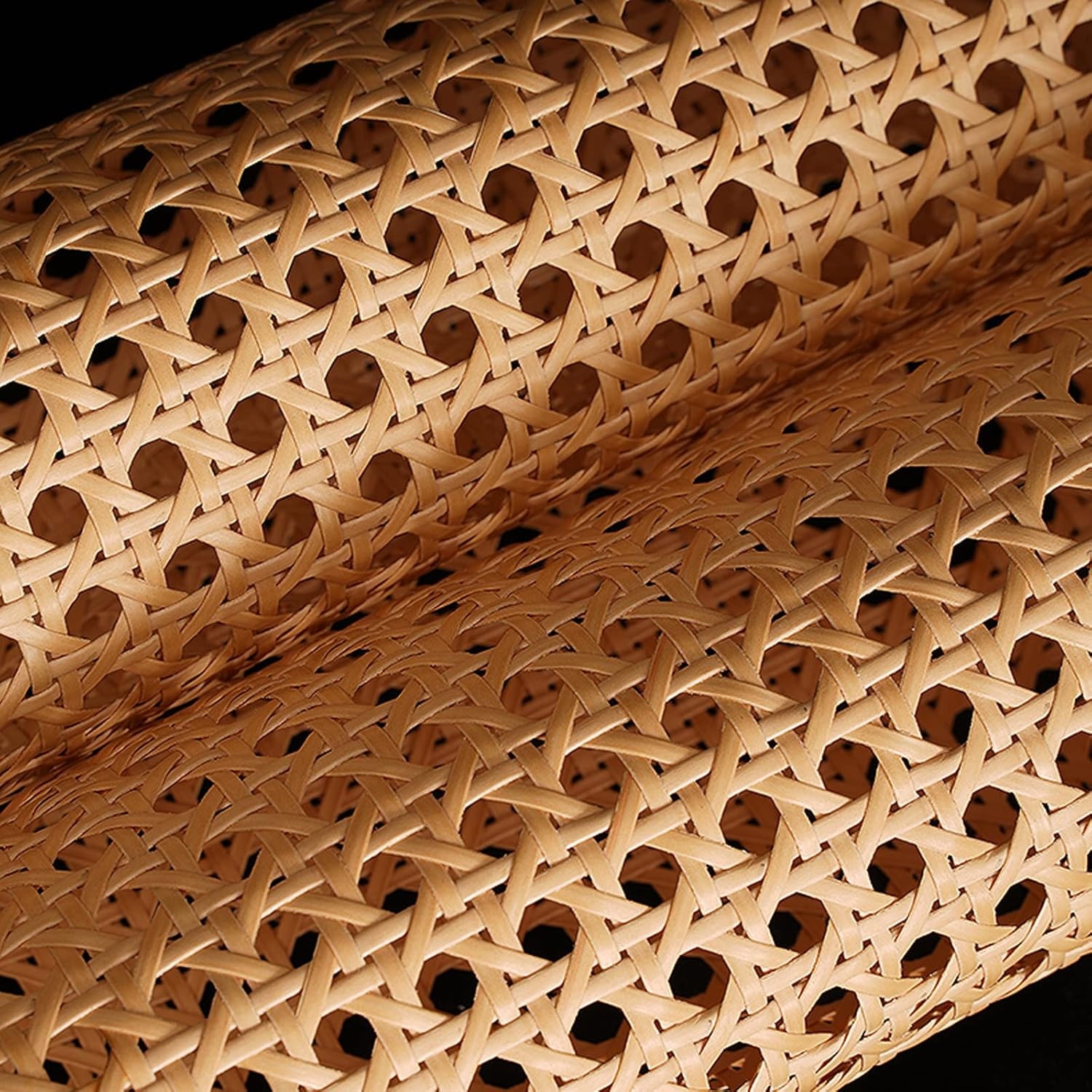 Gevlochten Rotan Band (Koffie) - 50x150cm - 56% Korting