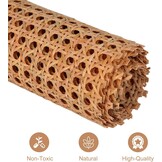 Gevlochten Rotan Band (Koffie) - 50x150cm - 56% Korting
