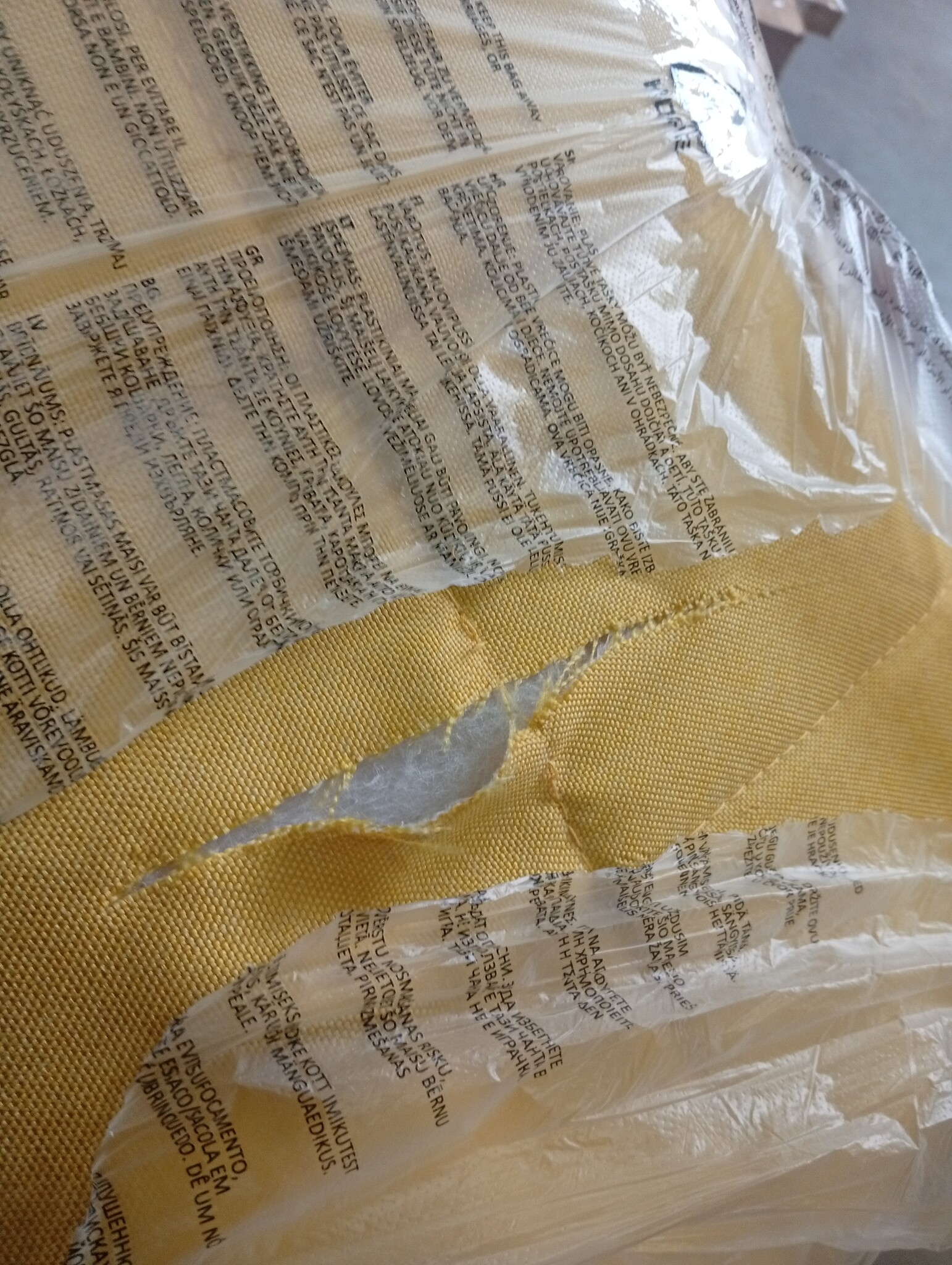 VidaXL Schommelstoel met Voetenbank - Stof Mosterdgeel (59% Korting)