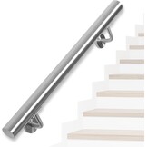 Zilveren RVS Trapleuning 100cm - 43% Korting!