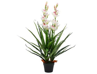 VidaXL Kunstorchidee Cymbidium 100cm Groen - 68% Korting