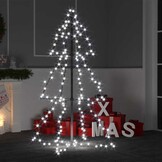 VidaXL Kegelkerstboom 160 LED's, Binnen/Buiten, 72% Korting!