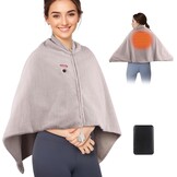 Elektrische Sjaal Zwart (38% korting) + Powerbank