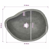 VidaXL Ovale Riviersteen Wastafel - 40% Korting!