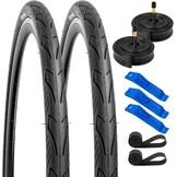 YunSCM Fietsbanden 20x1.95 Zwart (2-Pack) - 39% Korting