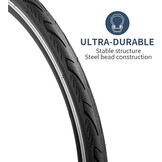 YunSCM Fietsbanden 20x1.95 Zwart (2-Pack) - 39% Korting