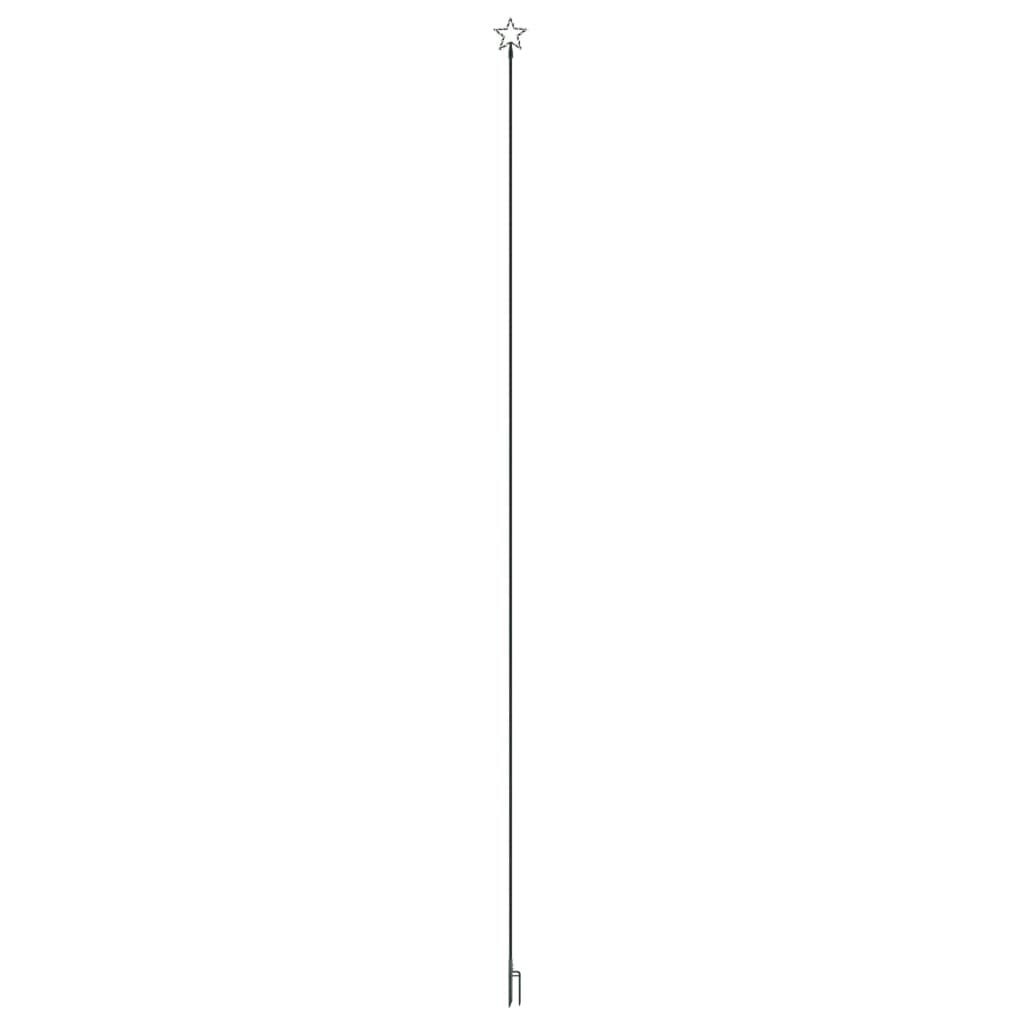 vidaXL LED Kerstboom met 1300 LEDs (Koud Wit, 8m) - 58% Korting!