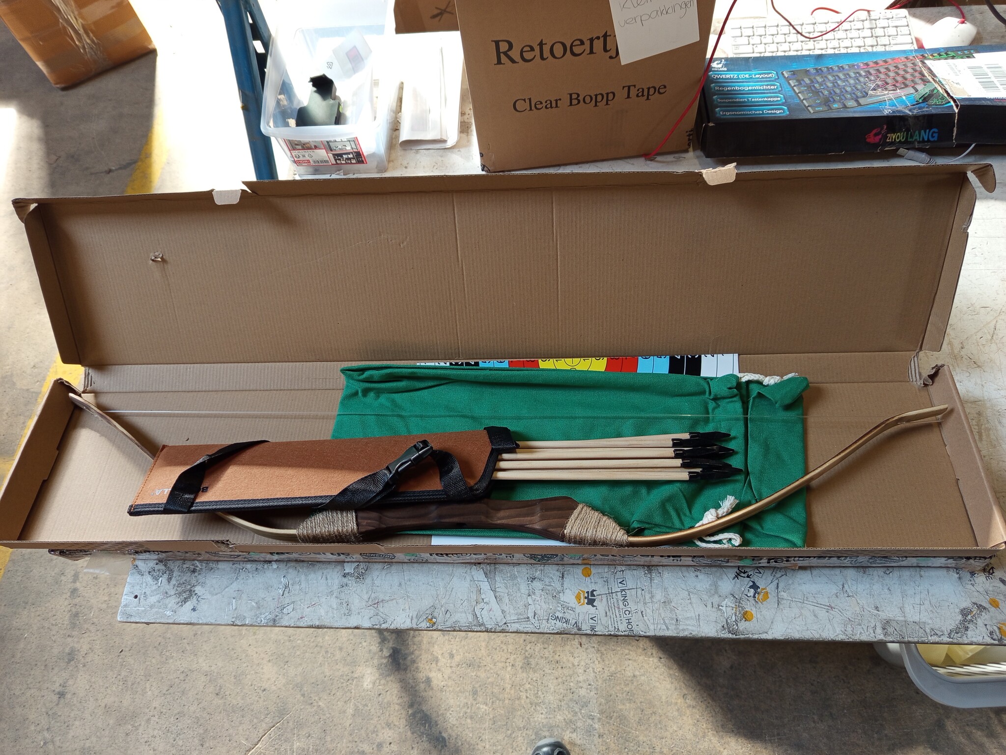 BOWRILLA® Houten Pijl-en-boog Set (Retouren) 61% Korting