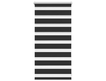Duo Rolgordijn Zwart 40x100cm | 44% Korting