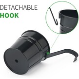 10x Zwarte Metalen Hangpotten (16cm) - 33% Korting!