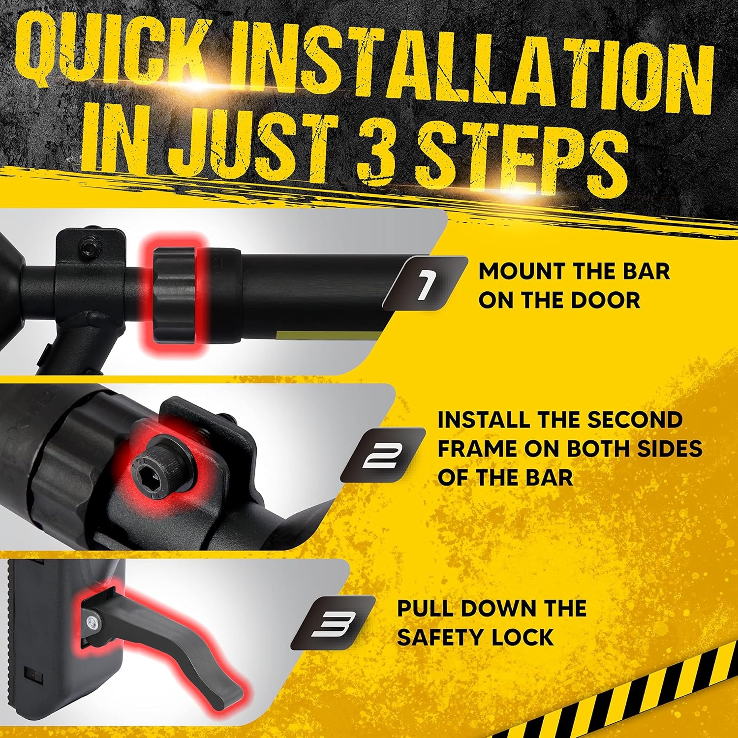 E-Jet Optrekstang Zwart/Zilver 30-38" - 29% Korting!