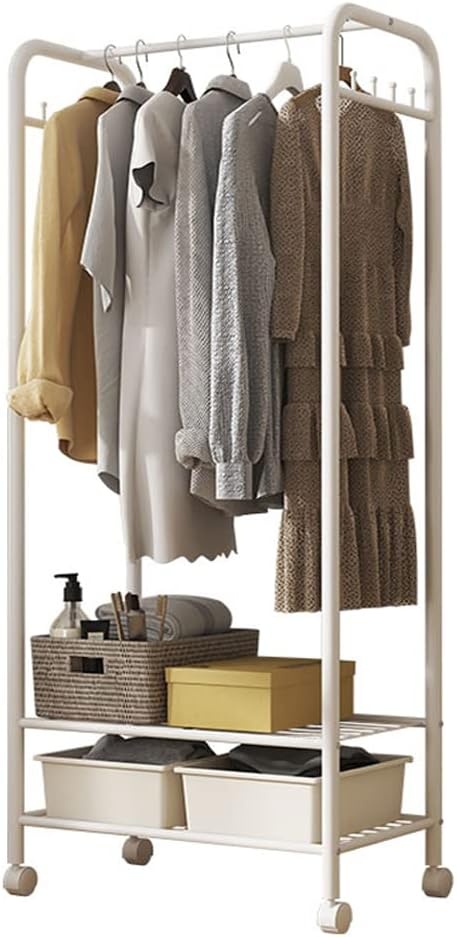 UNHO Metalen Kledingrek Wit - 28% Korting | Compact & Mobiel