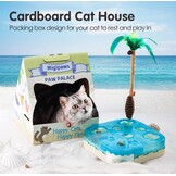 Migipaws Interactief Kattenspeeltje 7-in-1 Blauw/Groen (23% Korting!)