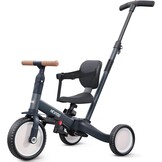 Newyoo 5-in-1 Driewieler & Loopfiets (Donkergrijs) - 36% Korting!
