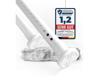 Gordijnroede Wit 360-410cm - Geen Boren (39% Korting)