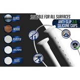 Gordijnroede Wit 360-410cm - Geen Boren (39% Korting)