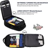 Zwarte 2-in-1 Reistrolley Rugzak (41% Korting)