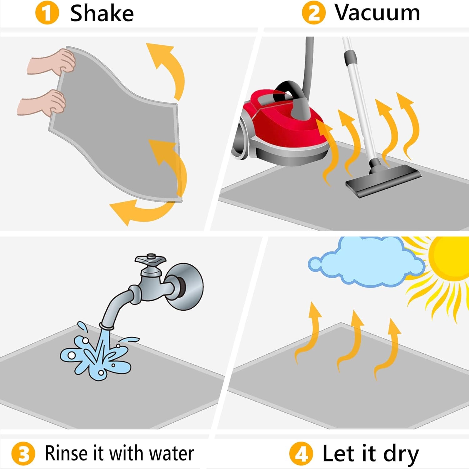 GadHome Deurmat Zwart Antraciet 90x150cm | 33% Korting