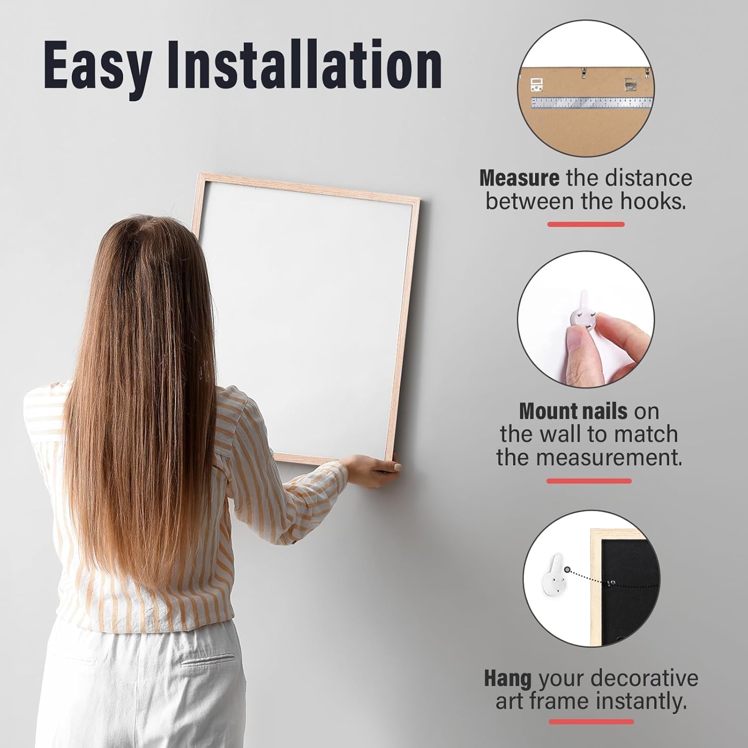 Joyshare Houten Fotolijst 50x70cm (Eiken) - 33% Korting