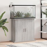 vidaXL Aquariumstandaard Grijs Sonoma Eiken - 40% Korting!