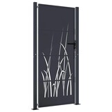 vidaXL Poort 105x180cm Staal Antraciet (57% Korting!)