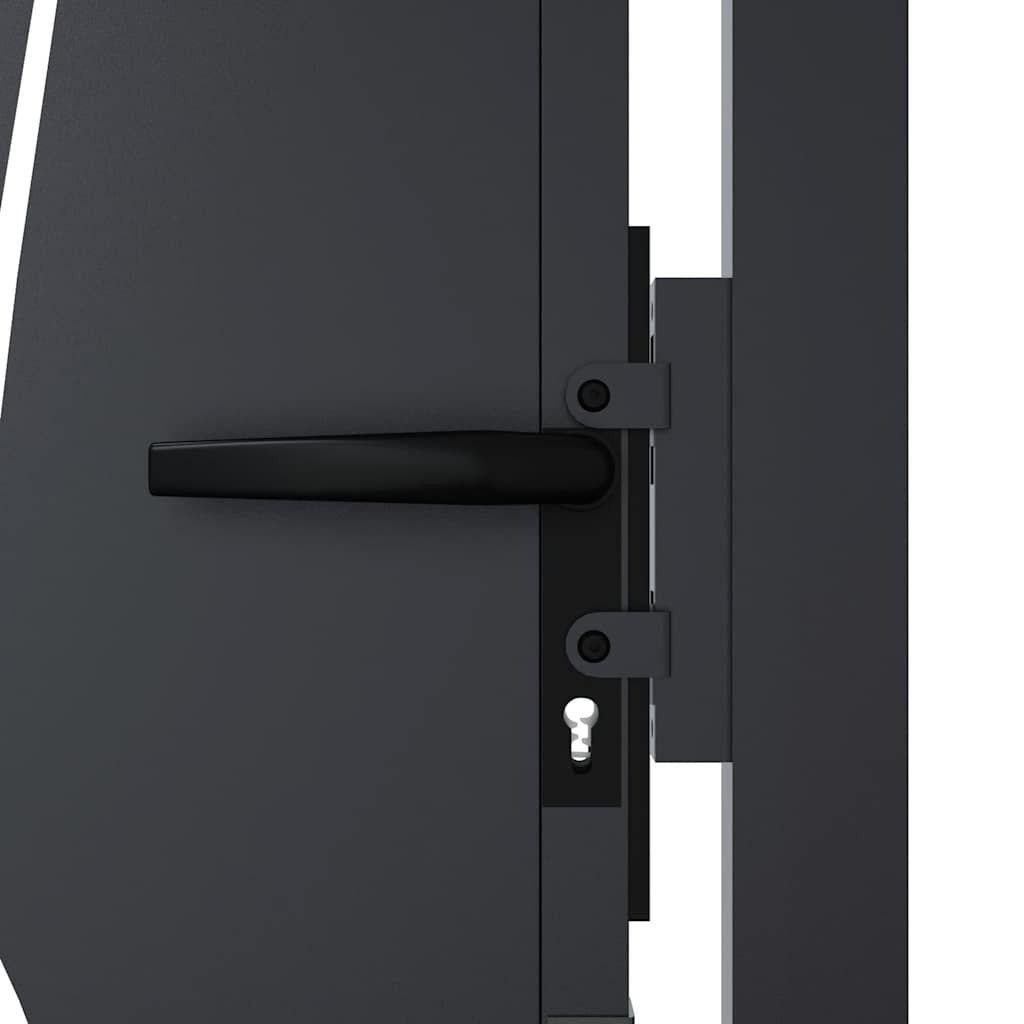 vidaXL Poort 105x180cm Staal Antraciet (57% Korting!)
