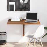 VidaXL Inklapbare Wandtafel Bruineiken - 53% Korting!