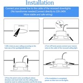 KYOTECH LED Inbouwspots 6 stuks - RGB + Warm Wit, 33% Korting!