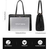 LOVEVOOK Laptoptas Zwart (34% korting)