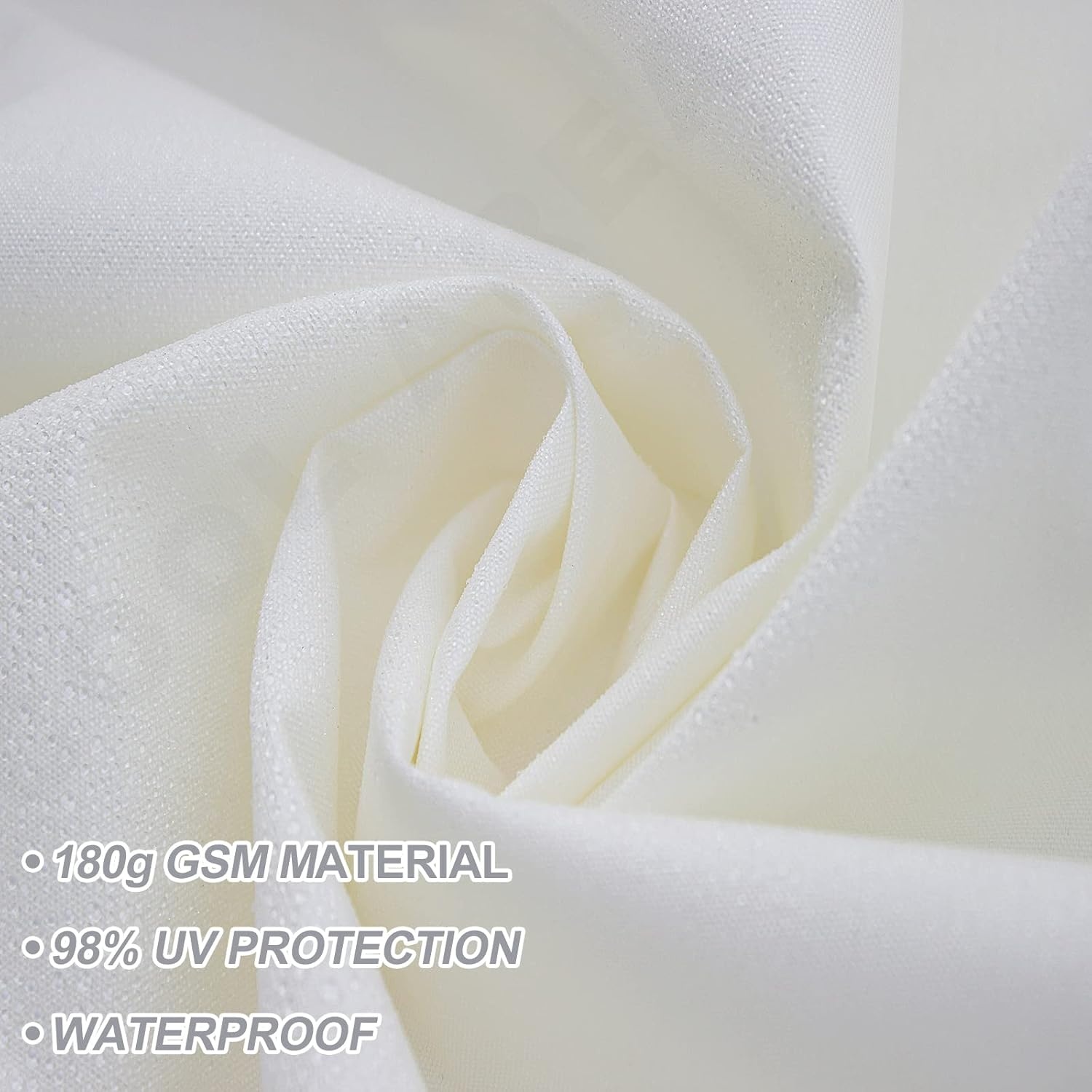 UV-Schaduwdoek Beige 4x4m - Waterafstotend met 34% Korting