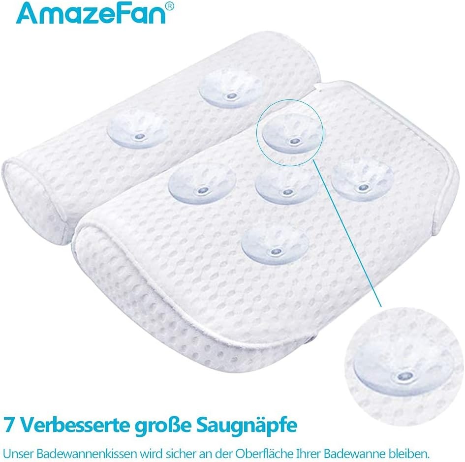 Luxe Badkussen AmazeFan Zwart - 56% Korting!