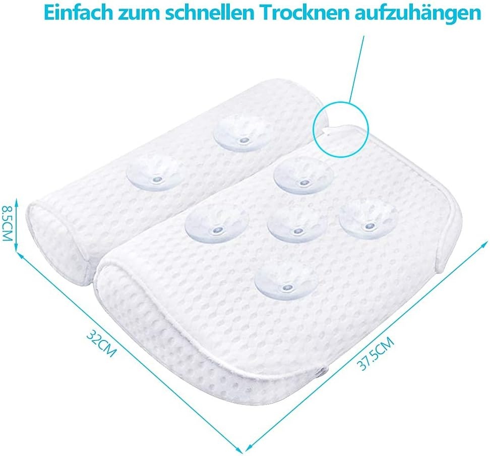 Luxe Badkussen AmazeFan Zwart - 56% Korting!