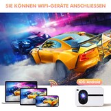 Mini Full HD Projector (1080P) - 5G WiFi & Bluetooth - 42% Korting