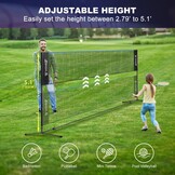 BAGAIL Verstelbaar Badminton Net 365cm - 34% Korting
