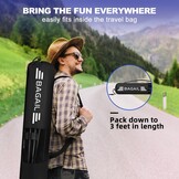 BAGAIL Verstelbaar Badminton Net 365cm - 34% Korting