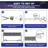 BAGAIL Verstelbaar Badminton Net 365cm - 34% Korting