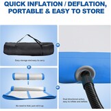 FBSPORT Airtrack Turnmat met pomp & tas | 37% Korting